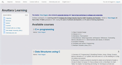 Desktop Screenshot of anuttaralearning.com