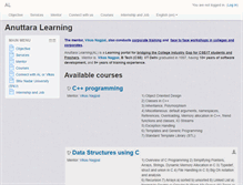 Tablet Screenshot of anuttaralearning.com